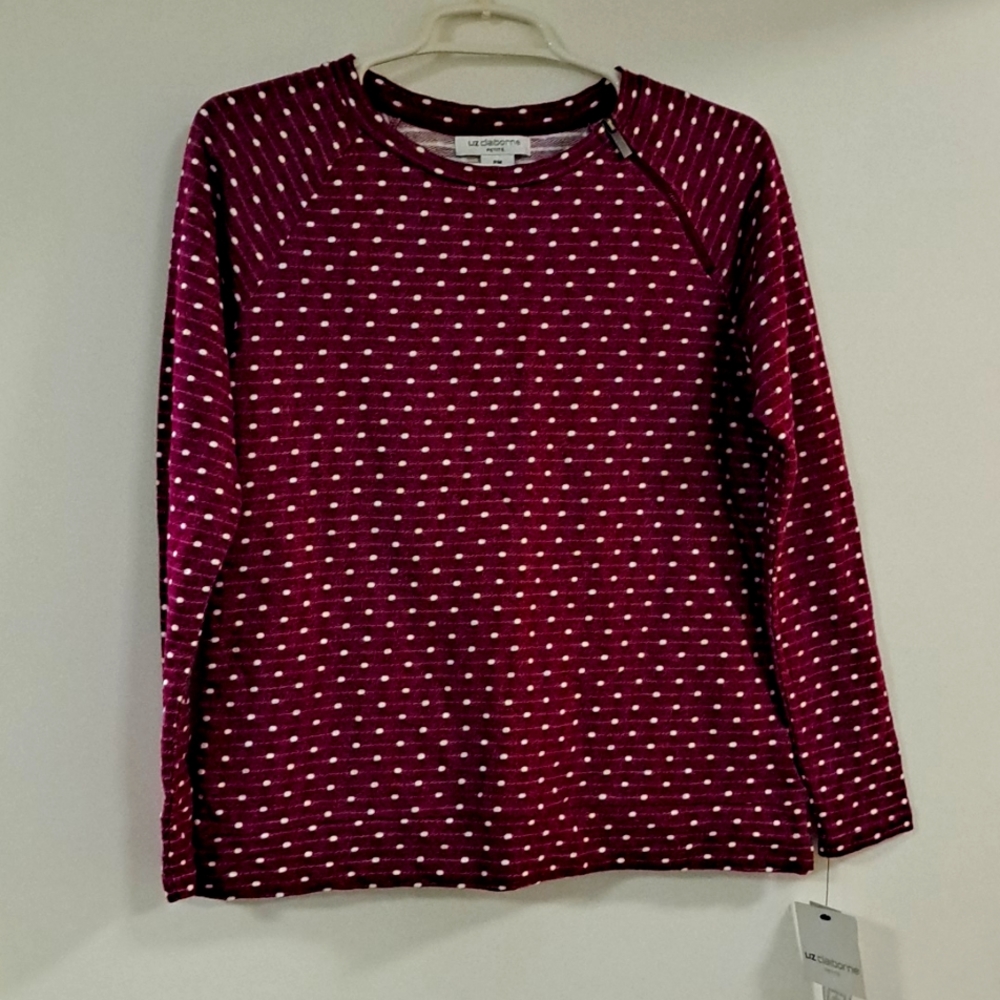 Liz Claiborne petite medium long sleeve 100% cotton shirt.
